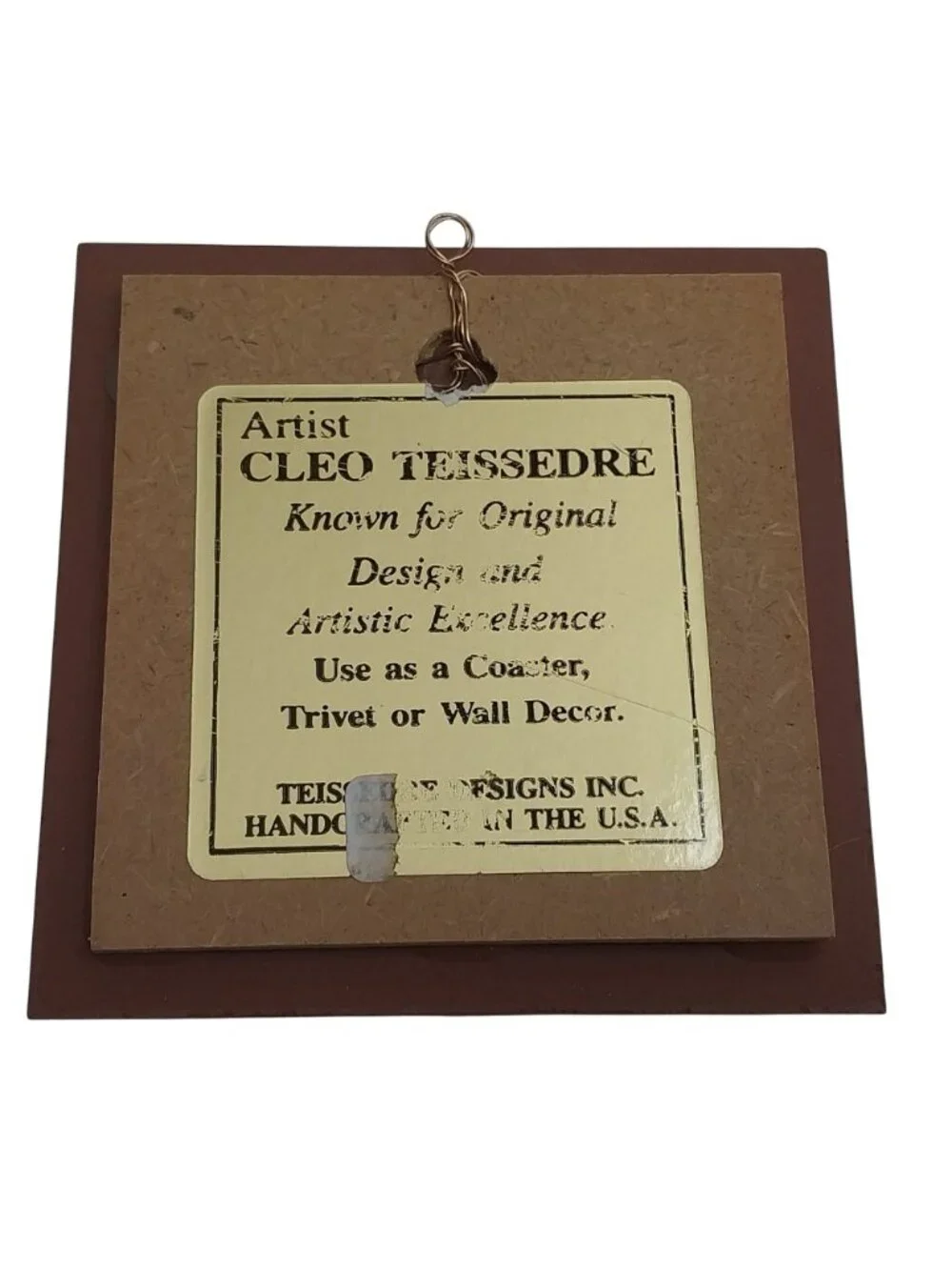Cleo Teissedre measures 4x4